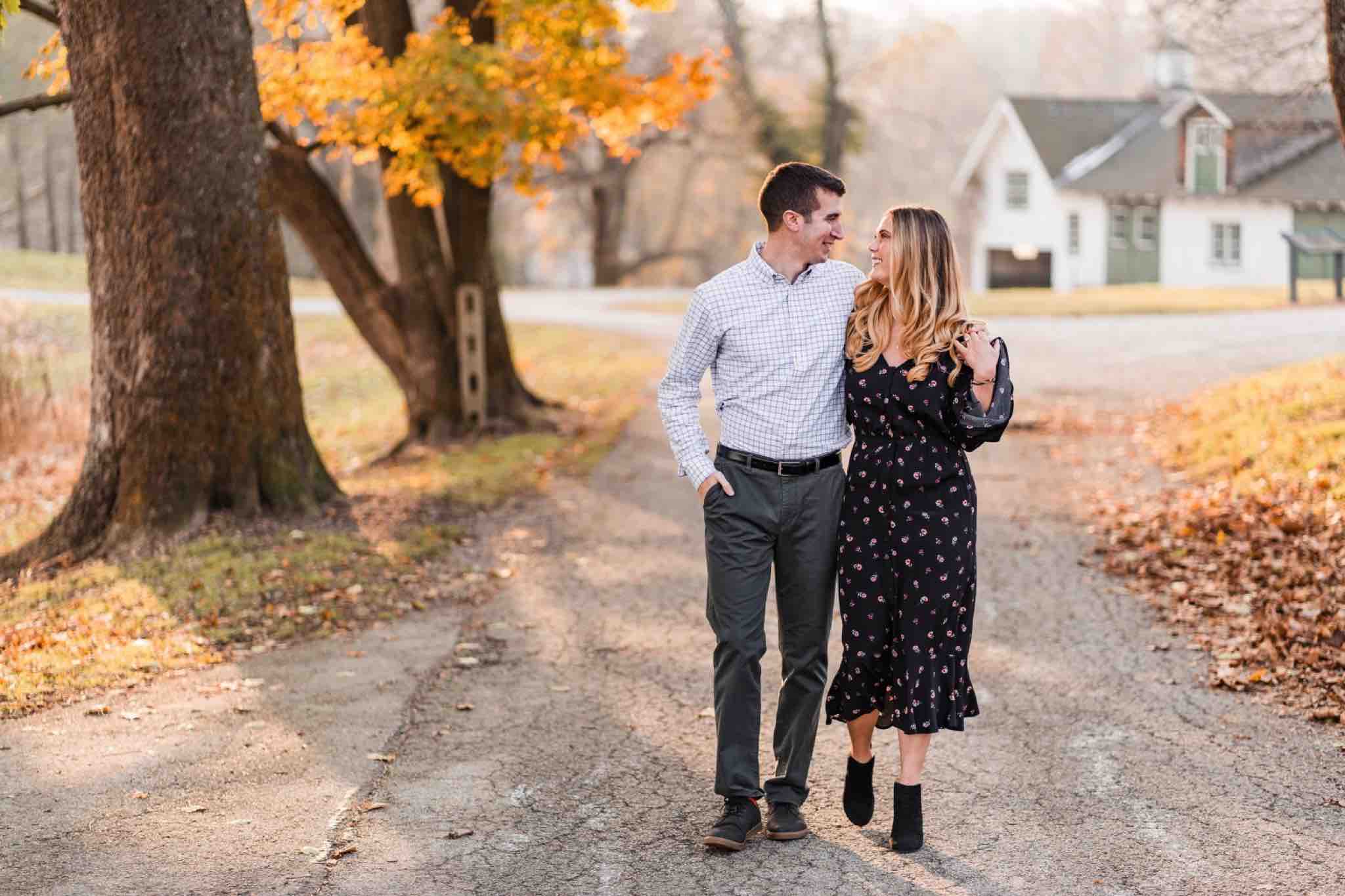 Ryan & Ali Engagement in Valley Forge Park Photos
